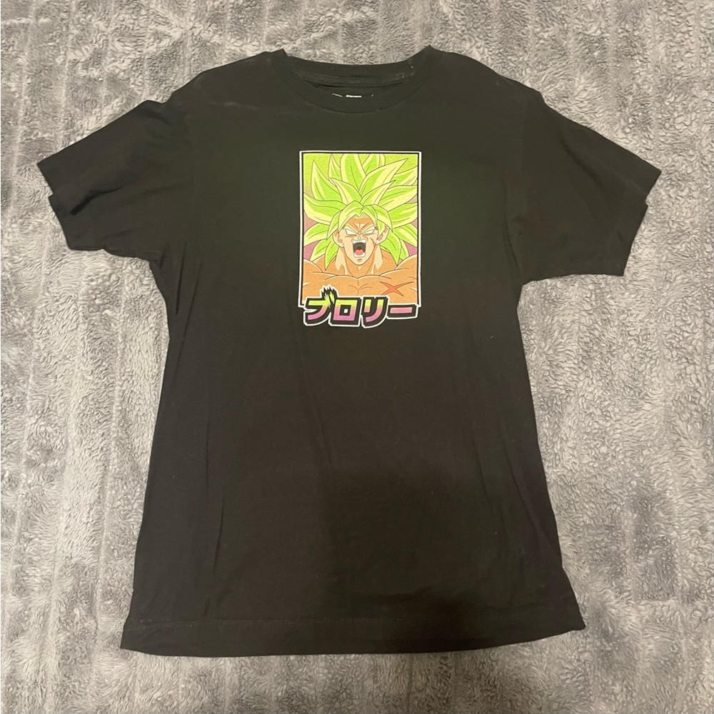 Dragon Ball Super Broly Movie Shirt Black Men’s Size Medium M Used